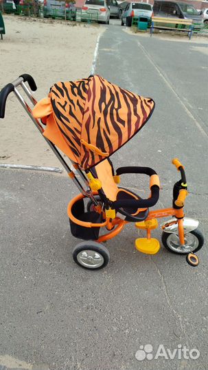 Детский трехколесный велосипед бу