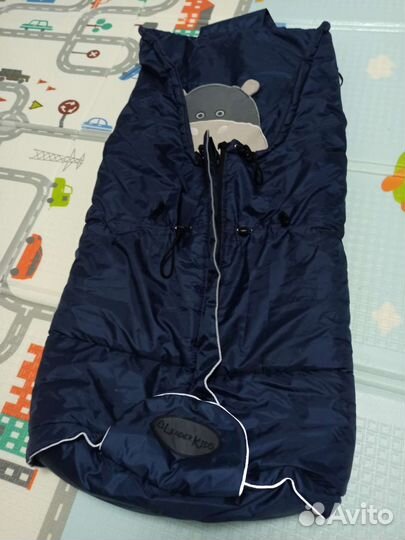 Зимний конверт в коляску Leader kids