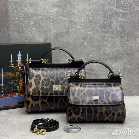 Сумка Dolce gabbana sicily leopard