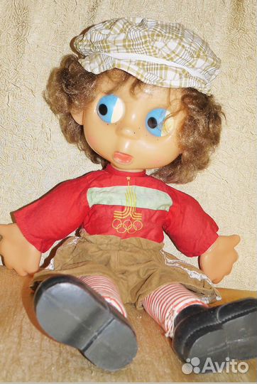 Кукла Антошка-футболист СССР