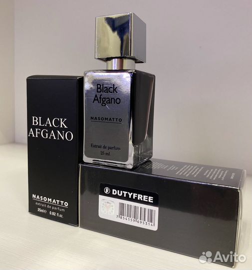 Тестер Блэк Афгано Насоматто парфюм мужской духи