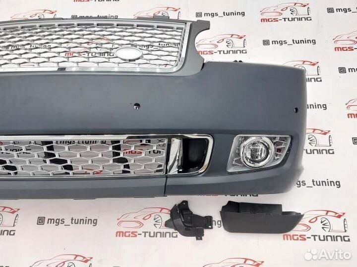 Бампер в сборе Autobiography рест Range Rover 2-12