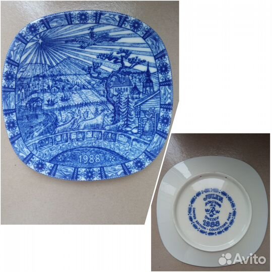 Рождественские тарелки