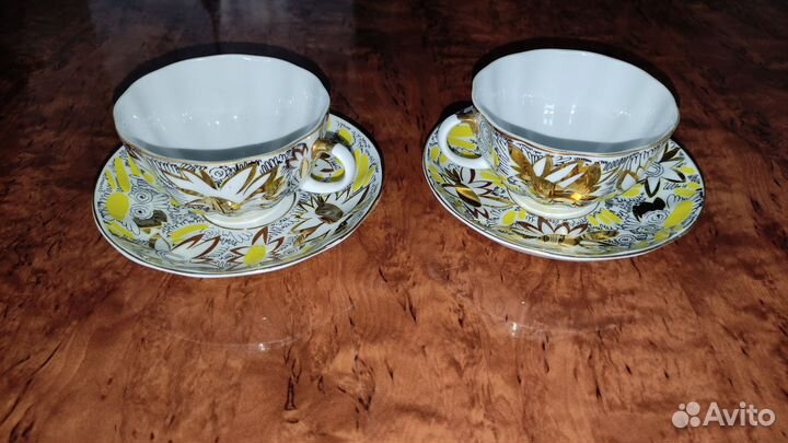 Чайная пара.Императорский фарфоровый завод (лфз)