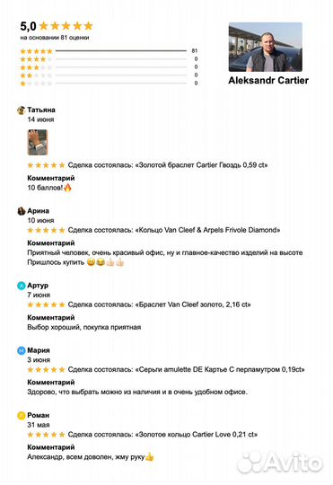 Cartier Кольцо Just un clou 0,59 ct