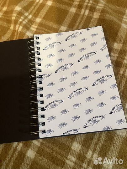 Скетчбук a5 черный(black)winsor&newton 180гр/м2