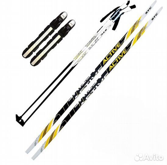 Лыжный комплект STC (Без насечек, Лыжи 200;Палки