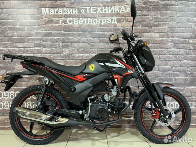 Мопед Alpha City 125сс Black Matt(2024г)