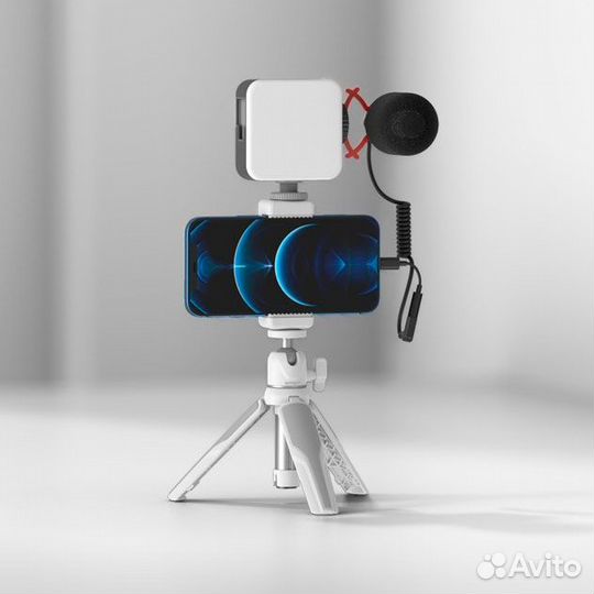 Набор для блоггера Simorr Vigor VK-50 White Vlog K