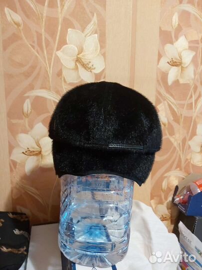 Меховая мужская кепка