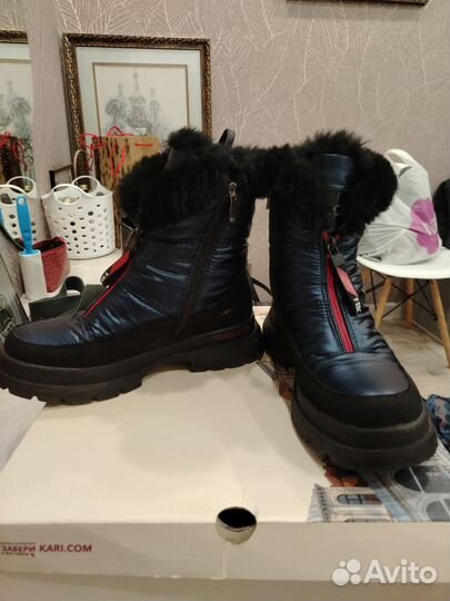 Дутики зимние для девочки р34-35