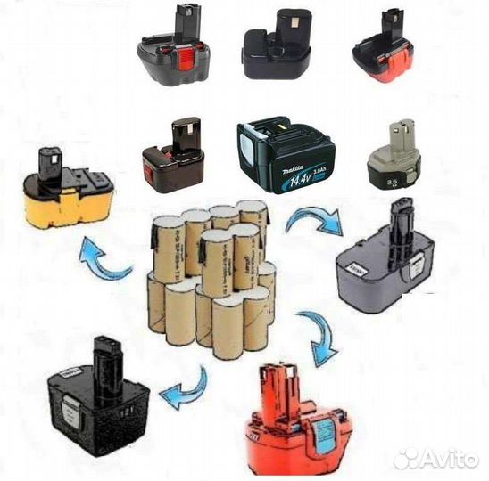 Аккумуляторы для шуруповёртов ремонт