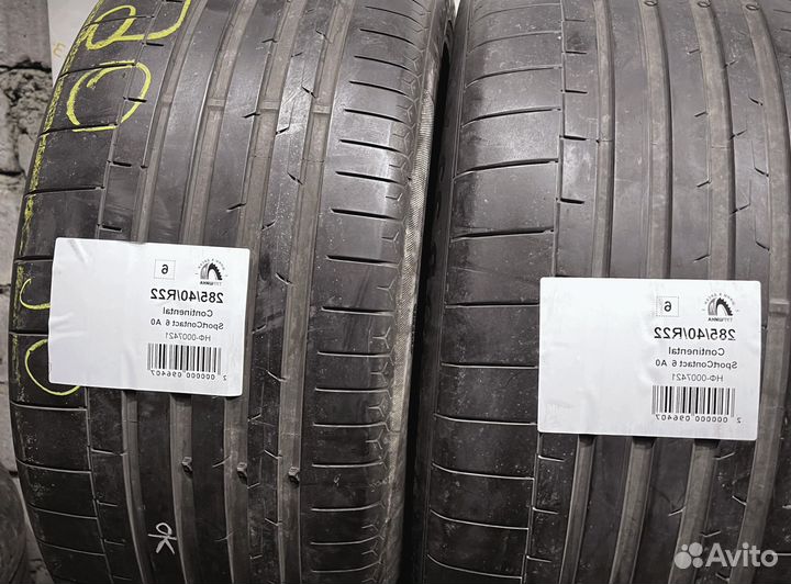Continental SportContact 6 285/40 R22 94Y