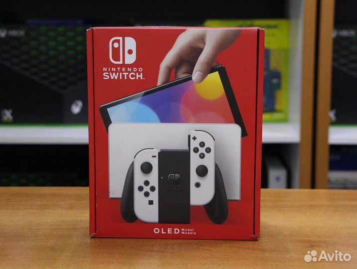 Nintendo Switch oled-модель (белая)