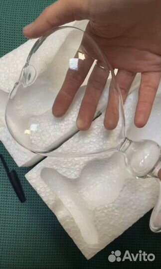 Бокал с трубочкой кружка стакан стекло