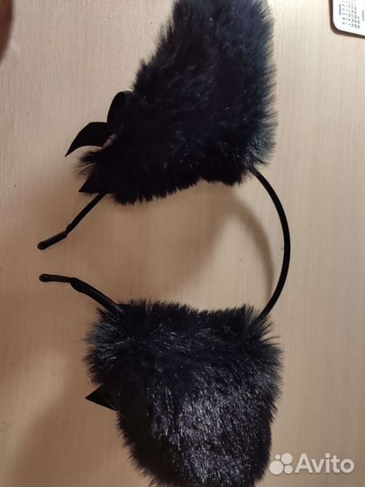 Кошачьи ушки черные