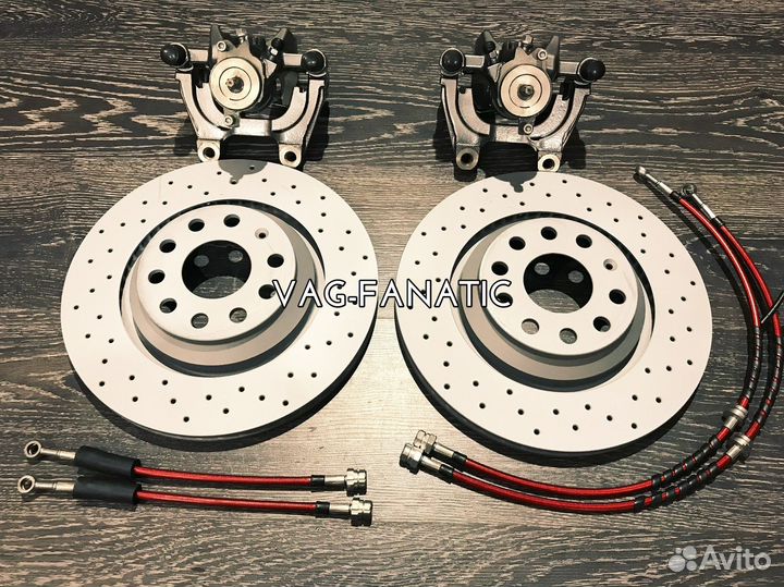 Задние тормоза 310/22 golf7R S3 ttrs RS3