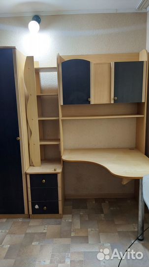 Детский письменный уголок со шкафом