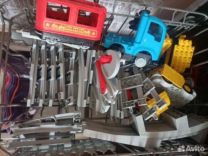 Lego duplo железная дорога поезд