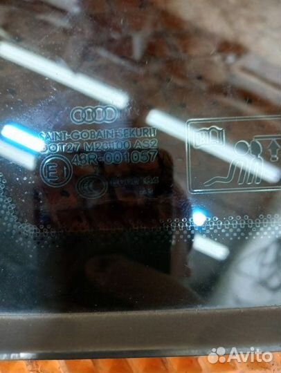 Стекло боковое левое Audi A6 C7 4G cgwb 2012