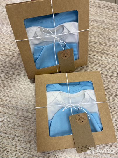 Набор 2 боди+шапочка