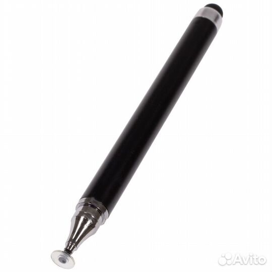 Стилус Zibelino универсальный 2в1 черный #377608