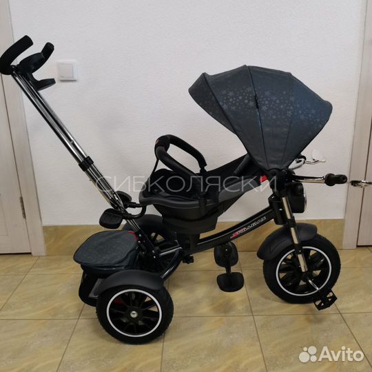 Трёхколёсный детский велосипед 5199 серый