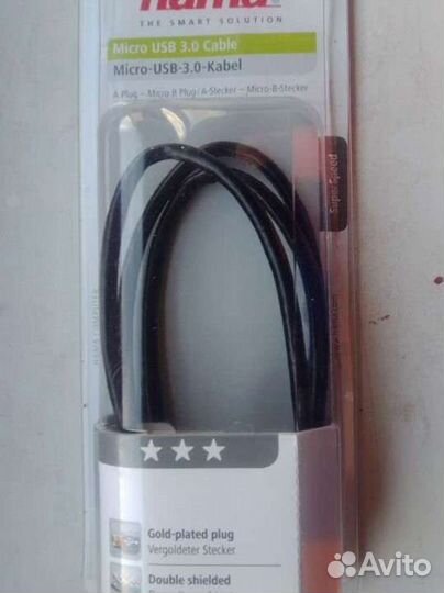 Кабель Micro-USB-3,0