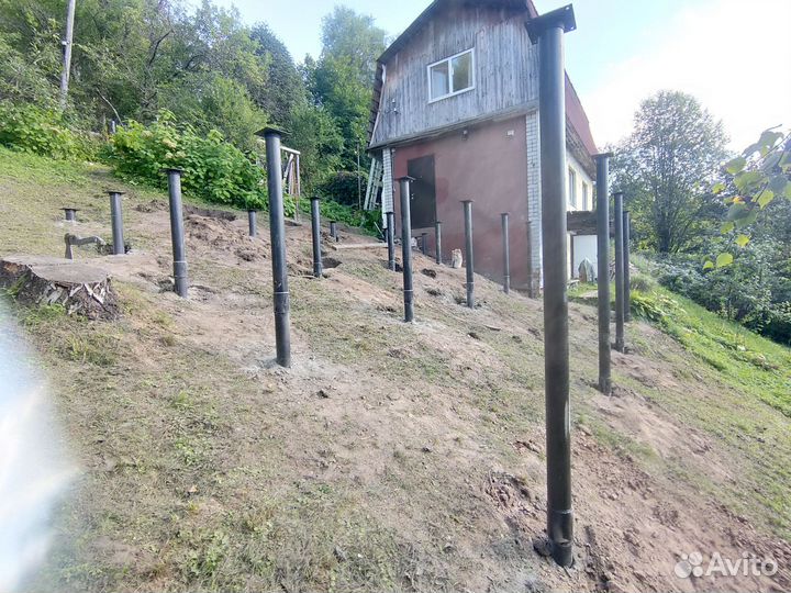 Винтовые сваи полный комплект