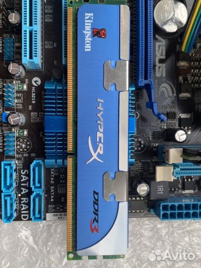 Комплект материнская плата с процессором и память