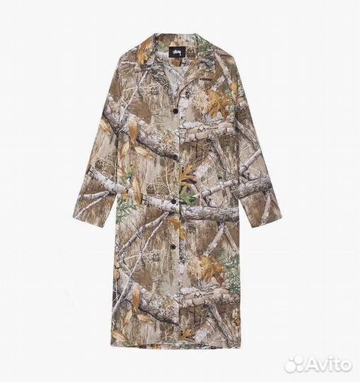 Крутой плащ Stussy realtree camo оригинал