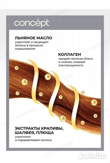 Оттеночный бальзам concept пепельно-русый