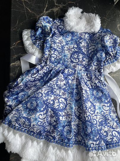 Костюм снегурочки 122-134