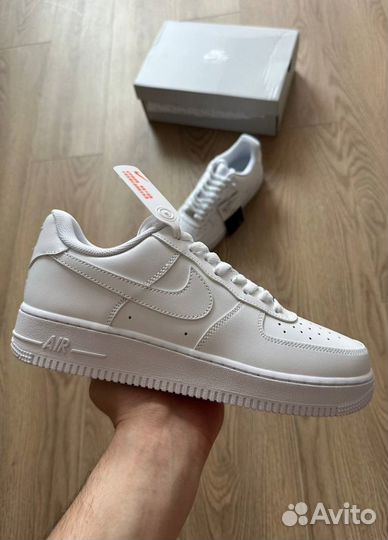 Кроссовки Nike AIR force 1 белые