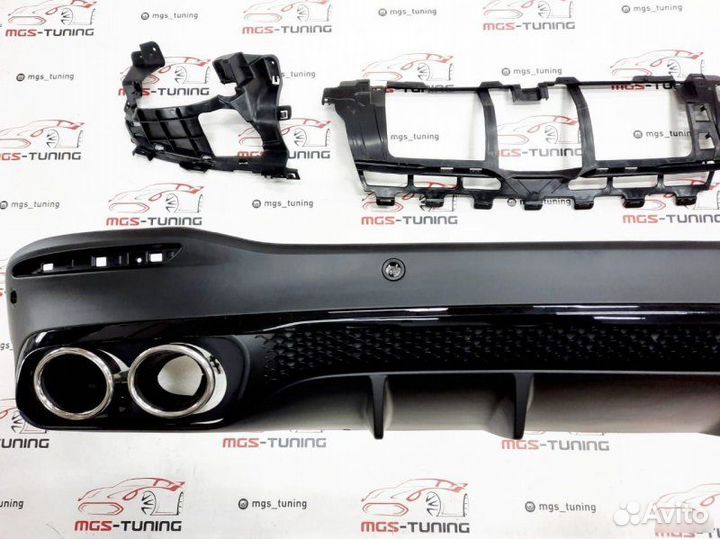 Диффузор с Chrome насадками 53 на GLS-Class X167