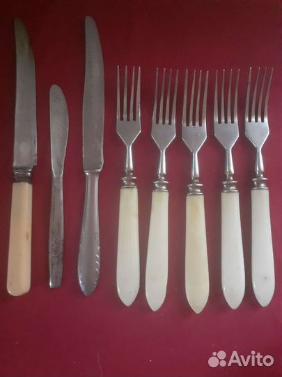Кухонные вилки и ножи СССР