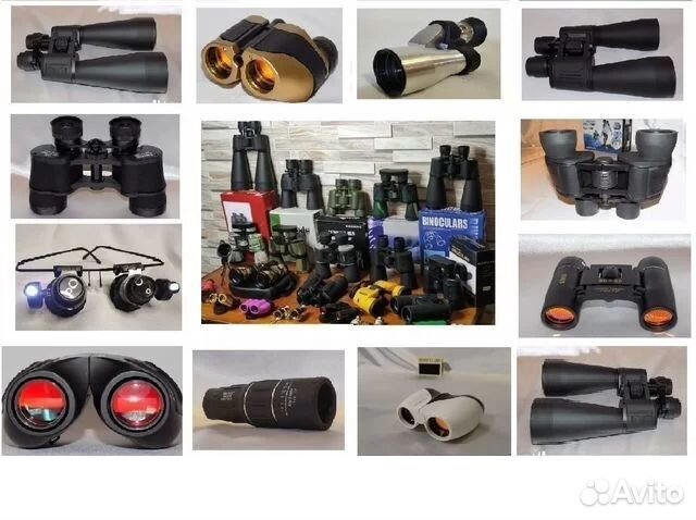 Бинокль 12х42 waterproof fogproof новые разные