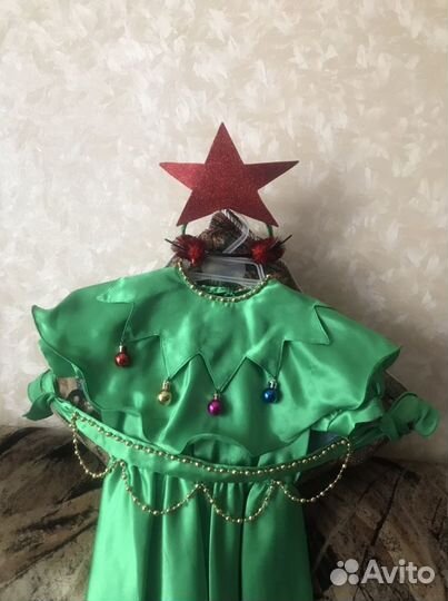 Новогодний костюм для девочки елочка