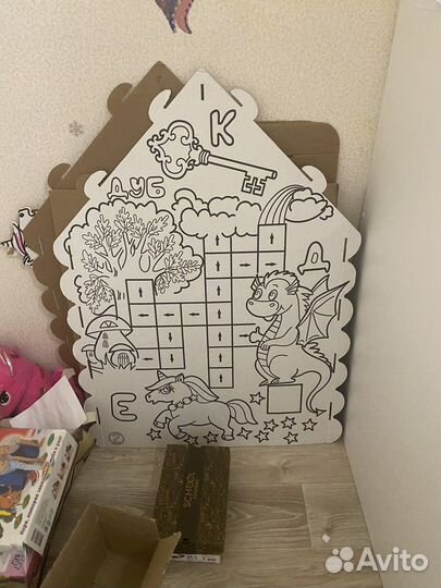 Домик раскраска