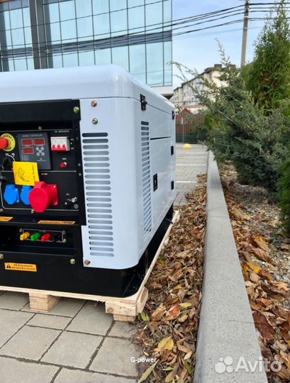 Дизельный генератор 13 kW g-power DG15000SE3 трехф