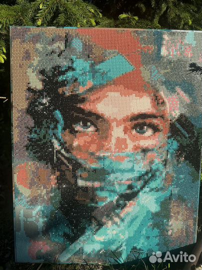 Алмазная мозаика (готовая работа )