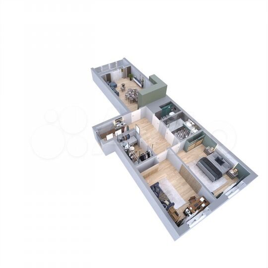 2-к. квартира, 70 м², 5/10 эт.