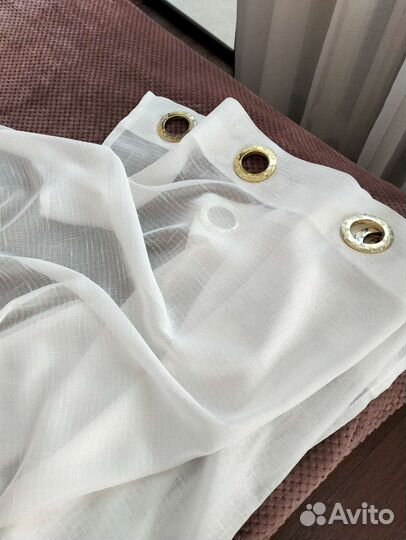 Тюль на люверсах