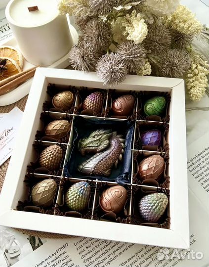 Шоколад ручной работы на новый год