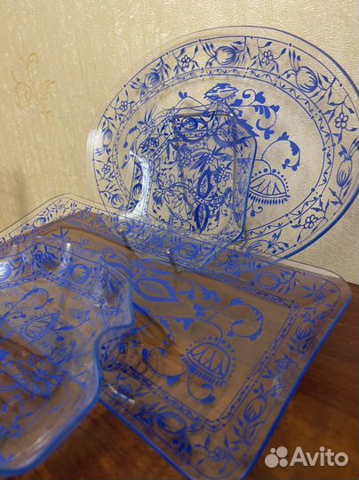 Набор блюд Германия стекло