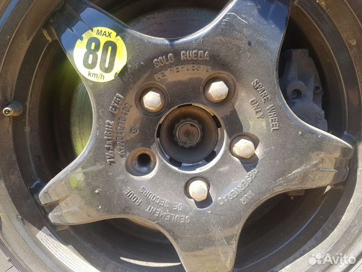 Запаска докатка Mercedes w220