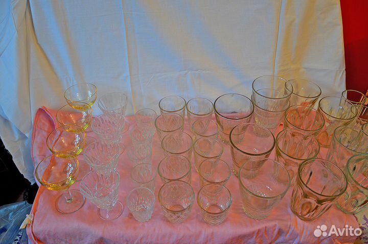 Стопки, фужеры, стаканы СССР