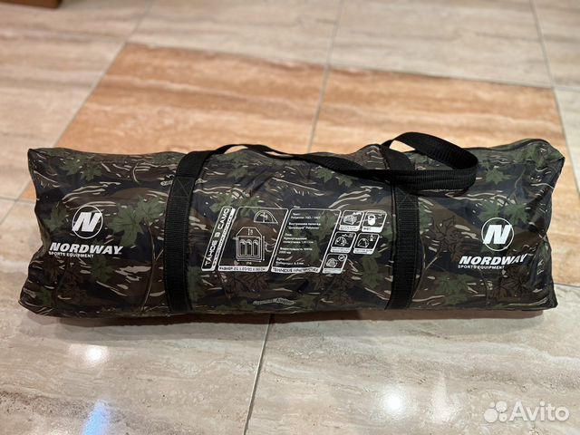 Палатка туристическая nordway tahoe 3 camo купить в Москве | Хобби и ...