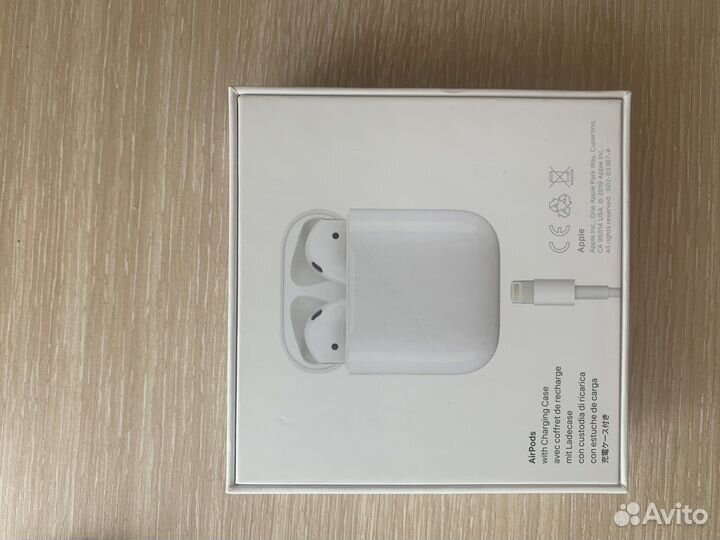 Наушники TWS Apple Airpods 2 белый