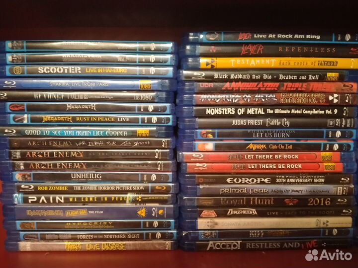 Видеоконцерты, клипы на DVD (рок, метал и др) - 2